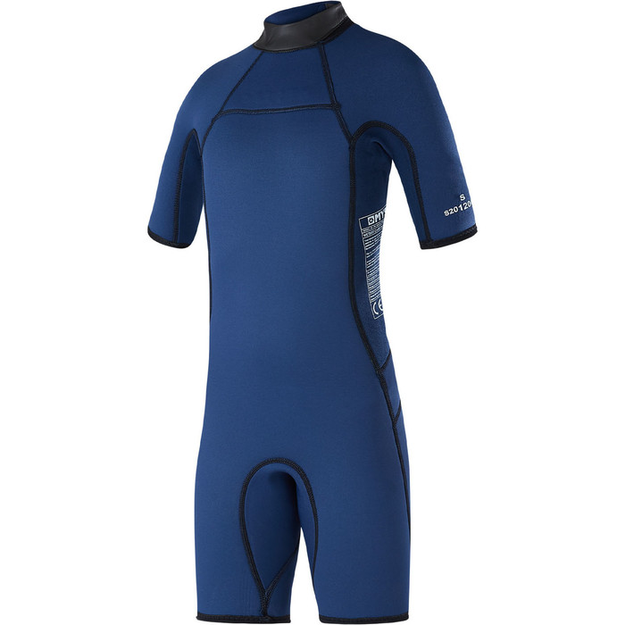 2024 Mystic Junior Star 3/2mm Back Zip Shorty Wetsuit 35000.220042 - Night Blue